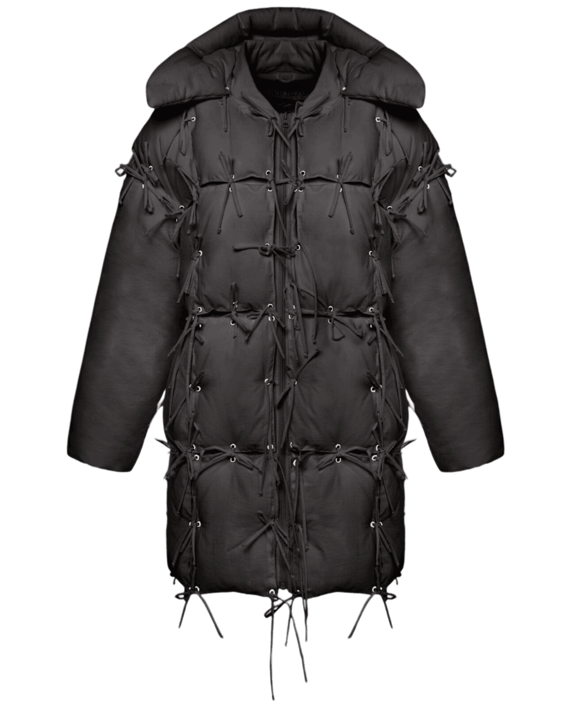 Пуховик конструктор чорний product image