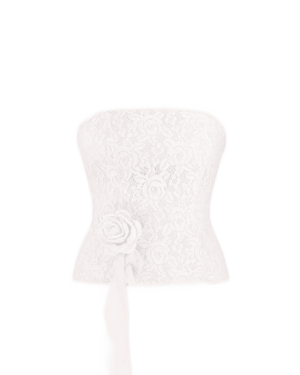Мереживний корсет з трояндою product image